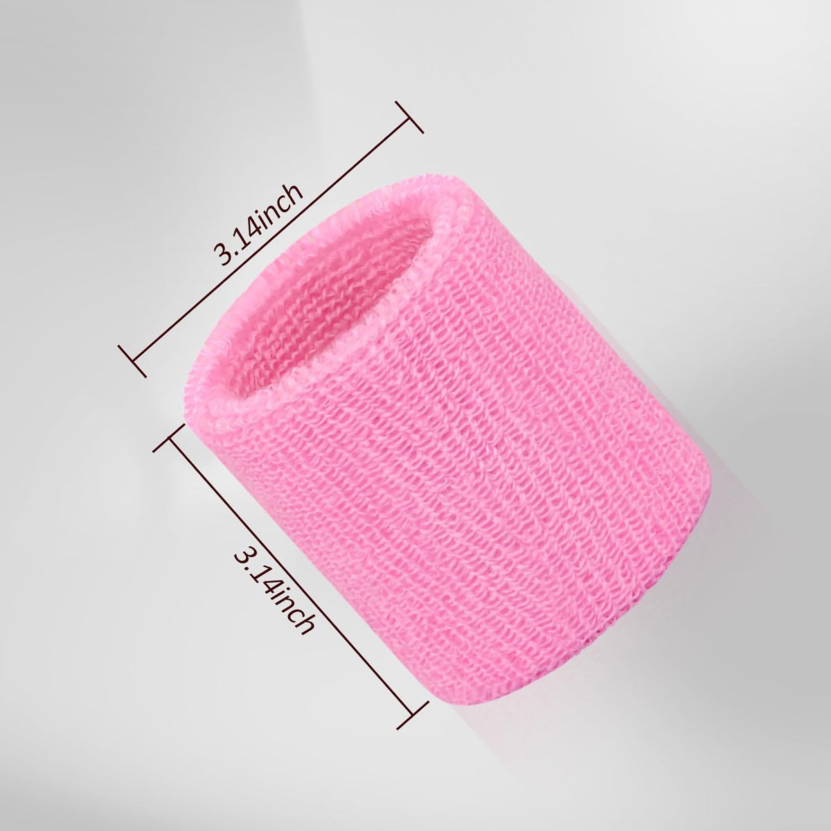 6 Pack Sweatbands Sports Wristband Breathable Wrist Band