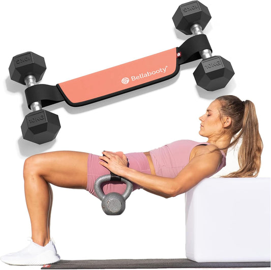 Premium Hip Thrust Belt - Adjustable Exercise Belt for Glutes & Squats, Hip Thrust Pad for Comfort, Versatile Gym Equipment for Home - Weightlifting Belt Support for Women