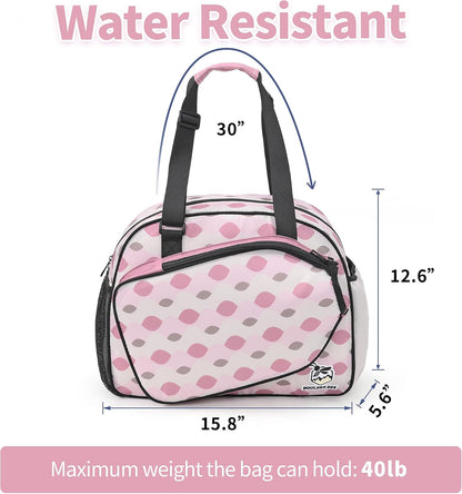 Pickleball Tote Bag for Women with Paddle Holder