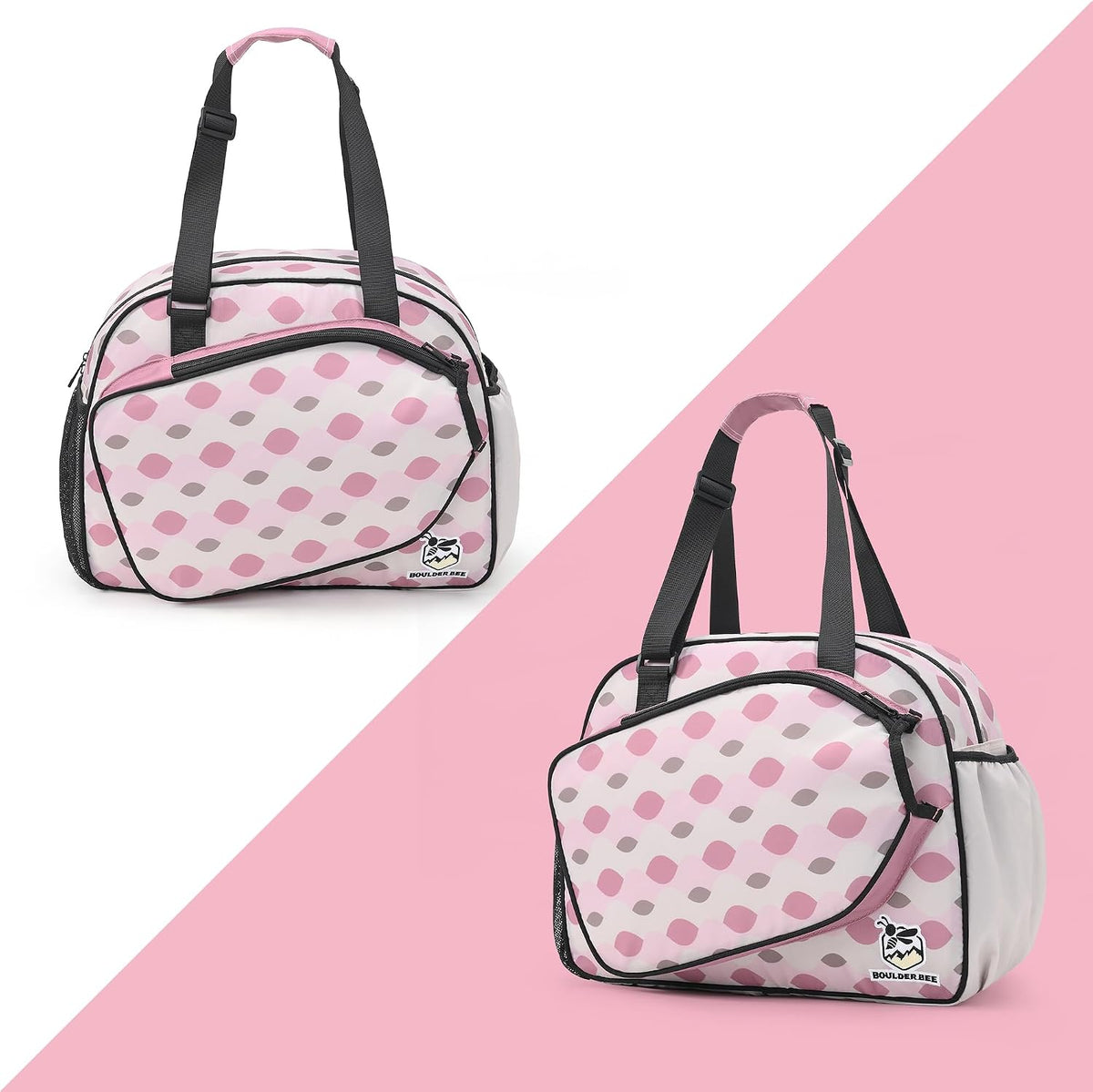 Pickleball Tote Bag for Women with Paddle Holder