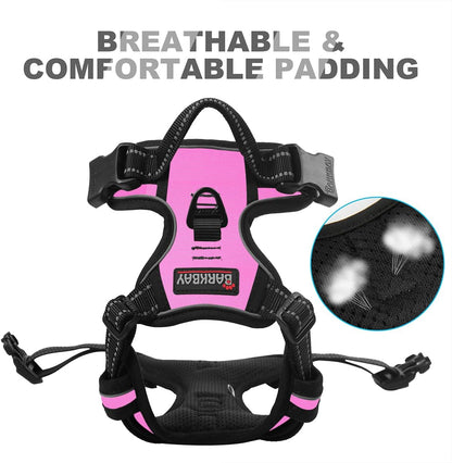 Dog Harness No Pull for Large Dogs Front Back Clips,Dog Vest