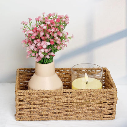 120 PCS Pink Babys Breath Artificial Flowers, Real Touch