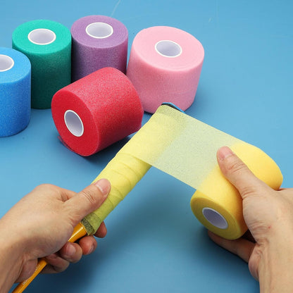 Pre Wrap Tape, Non-Slip Grip Cushion Wrap Prewrap Athletic Tape Fitting for (Tennis- Badminton - Pickleball - Sports)