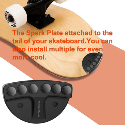 Upgrade Your Skateboard Add Sparking Flames Tail Plate Attachment for an Electrifying Ride,s,Flint,Skateboard Spark Plate