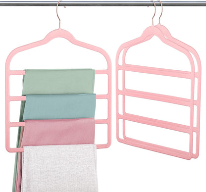 Velvet Pant Clothes Hanger Space Saving Non Slip Hanger Jean Slack Hangers