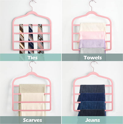 Velvet Pant Clothes Hanger Space Saving Non Slip Hanger Jean Slack Hangers
