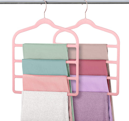 Velvet Pant Clothes Hanger Space Saving Non Slip Hanger Jean Slack Hangers
