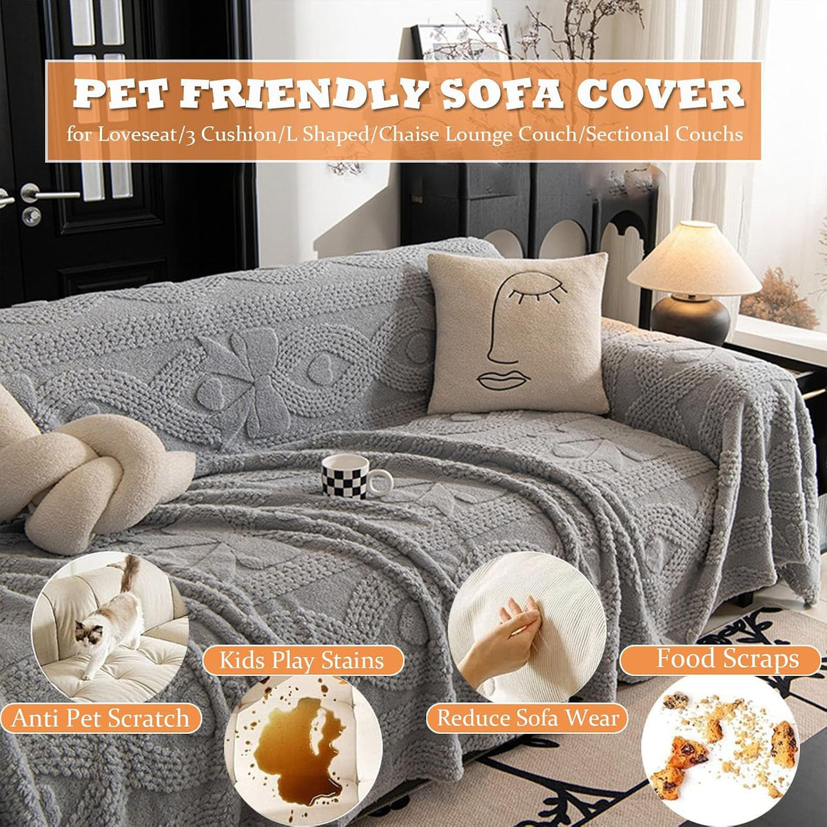 Bowknot Geometric Jacquard Plush Multifunctional Sofa Blanket Couch Cover - Reversible Luxury Throw Blanket,Machine Washable Home Decor for Living Room Bedroom (Pink,180 * 150cm/70.8 * 59.0in)