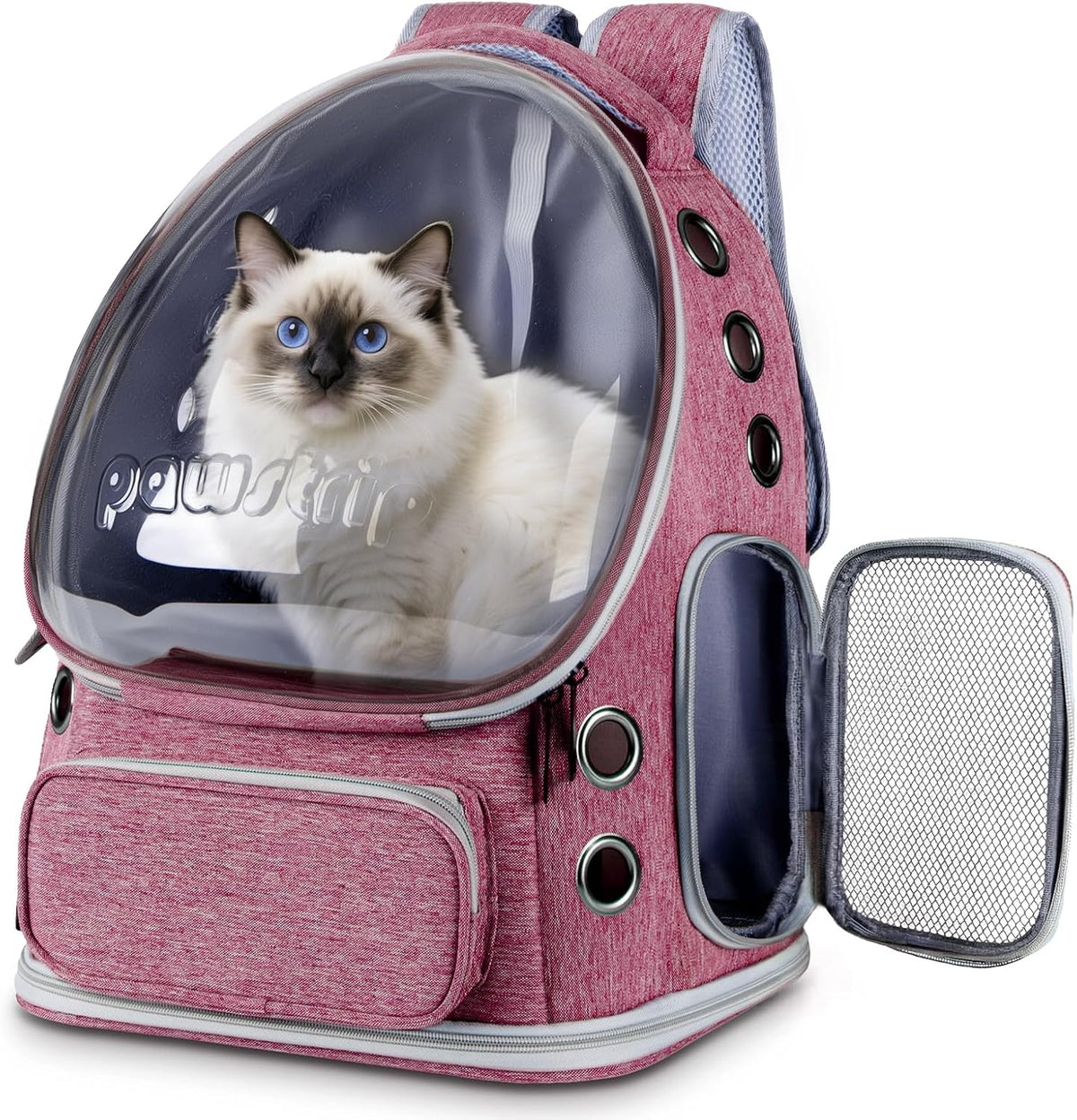 Cat Backpack Carrier Clear Bubble Window for Cats & Small Dogs up to 15 lb