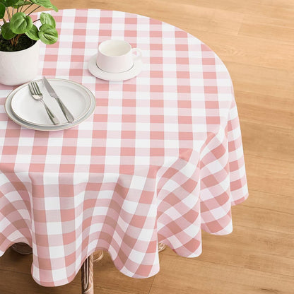 Gingham Tablecloth Rectangle Checkered Tablecloth Washable
