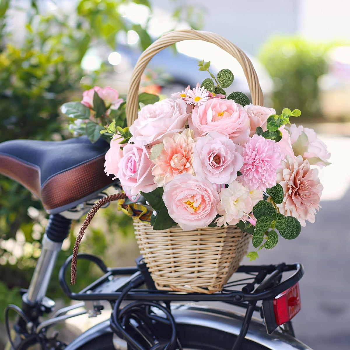 Artificial Flowers Combo Box Nude Pink Fake Rose Flowers with Stems for DIY