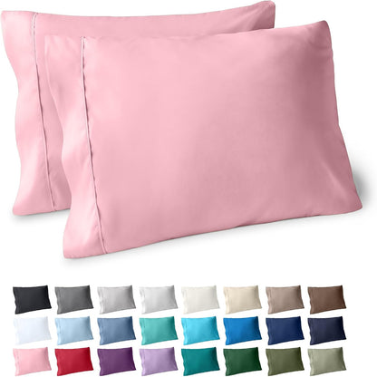Pillowcases Open End (Standard Set of 2, Light Pink)