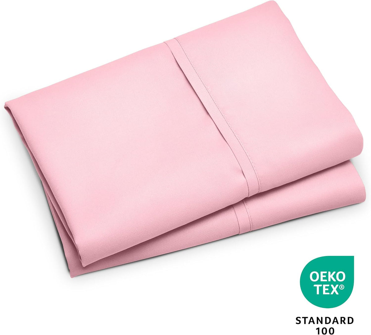 Pillowcases Open End (Standard Set of 2, Light Pink)