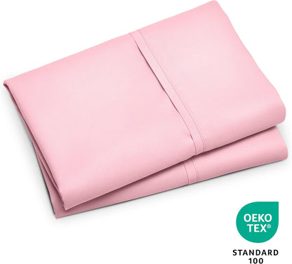 Pillowcases Open End (Standard Set of 2, Light Pink)