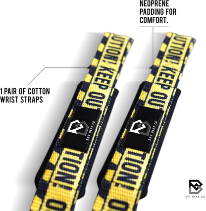 BAY GEAR CO. Wrist Straps for Weightlifting
