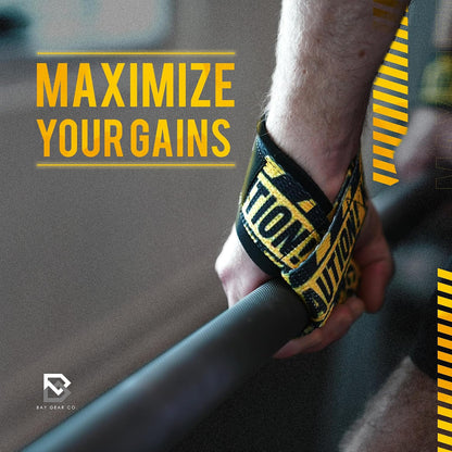 BAY GEAR CO. Wrist Straps for Weightlifting