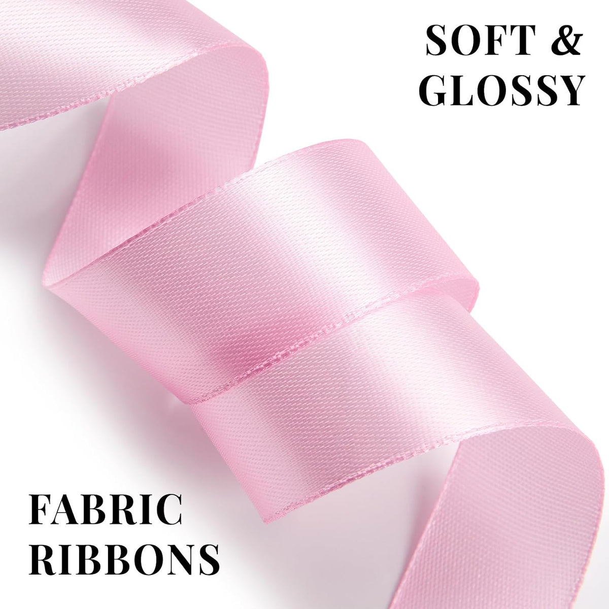 Pink Satin Ribbon 1 Inch x 100 Yards