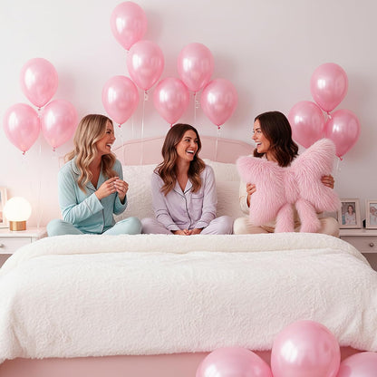 1 Pc Pink Bow Pillow, Plush Faux Fur, 16 x 12 Inch