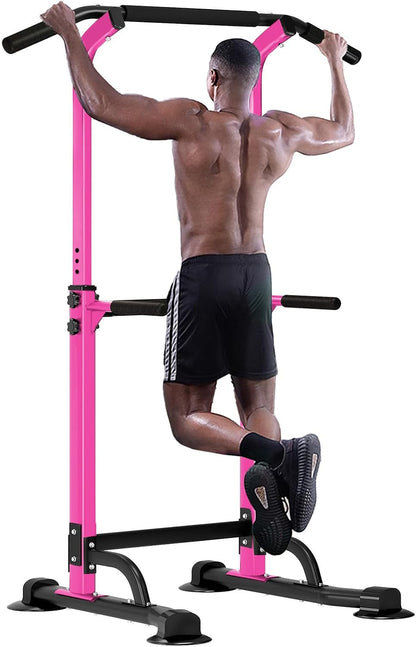 Multi-Function Power Tower Pull Up Bar Dip Station for Home Gym