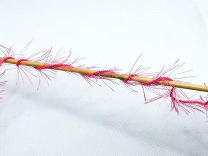 Eyelash Fun Fur Yarn for Crochet, Knitting, Candy Pink, 2-Pack
