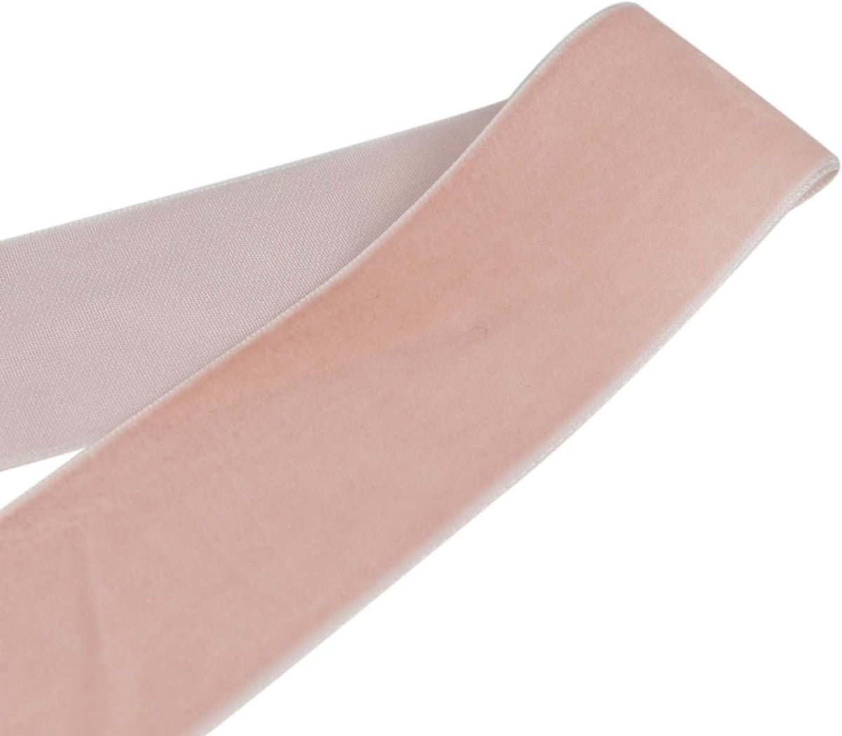 Velvet Ribbon for Gift Wrapping Christmas Decoration (05 (Light Peach),1-1/2'' (38mm) x 5 Yards)