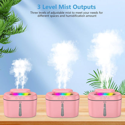 SZO Plant Humidifier Indoor, 2.5L Humidifiers for Bedroom, Pink