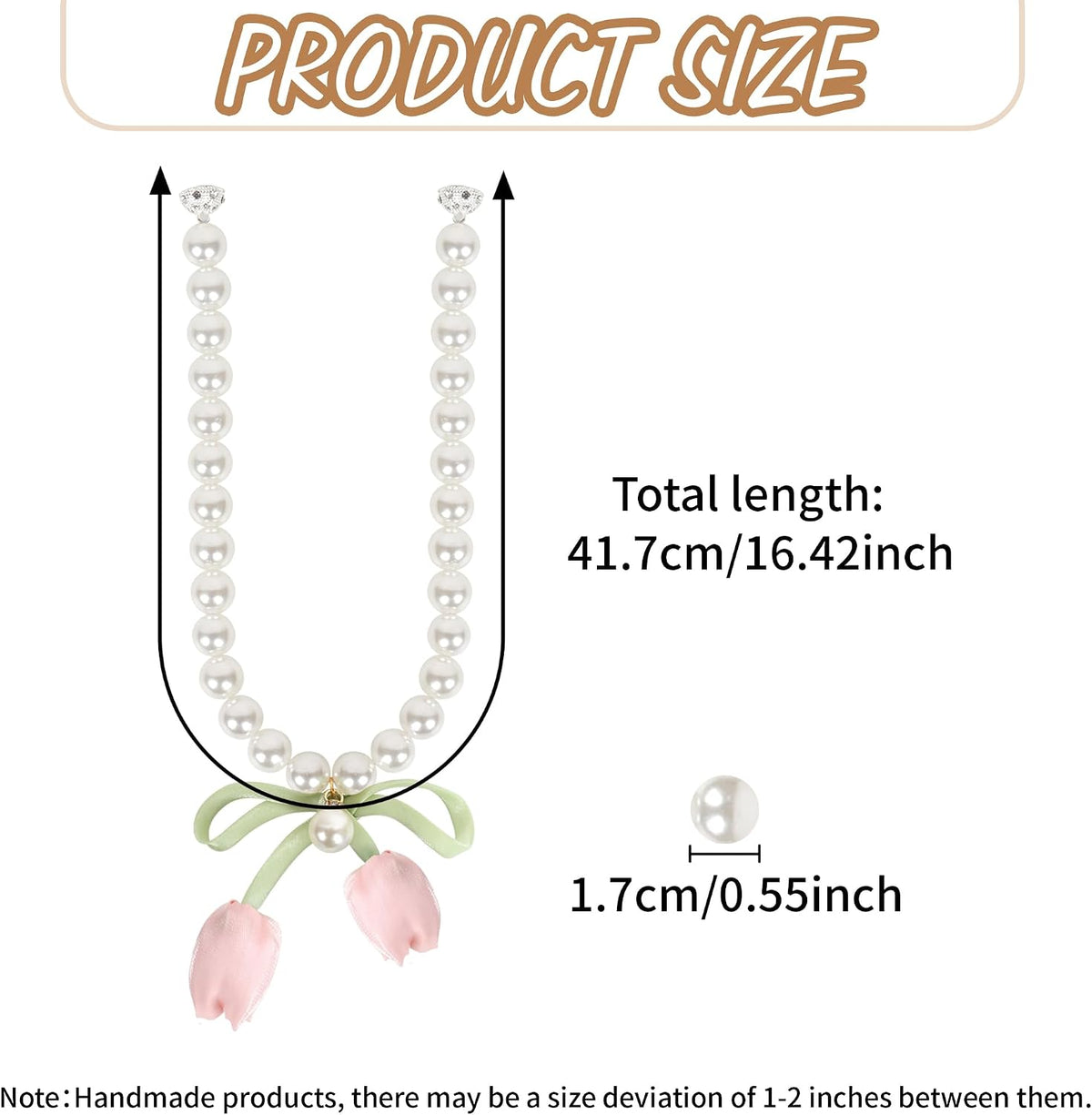 2 Pack Magnetic Curtain Tiebacks, Pearl Curtain Holdbacks, Pink