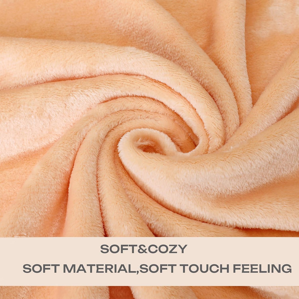 Pink Fleece Plush Throw Blanket 50"x60"for Couch Sofa Fuzzy Cozy Flannel