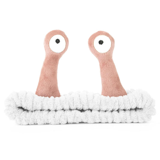Face Wash Headband,Palm and Snail Spa Hair Bands Headband Pink&White