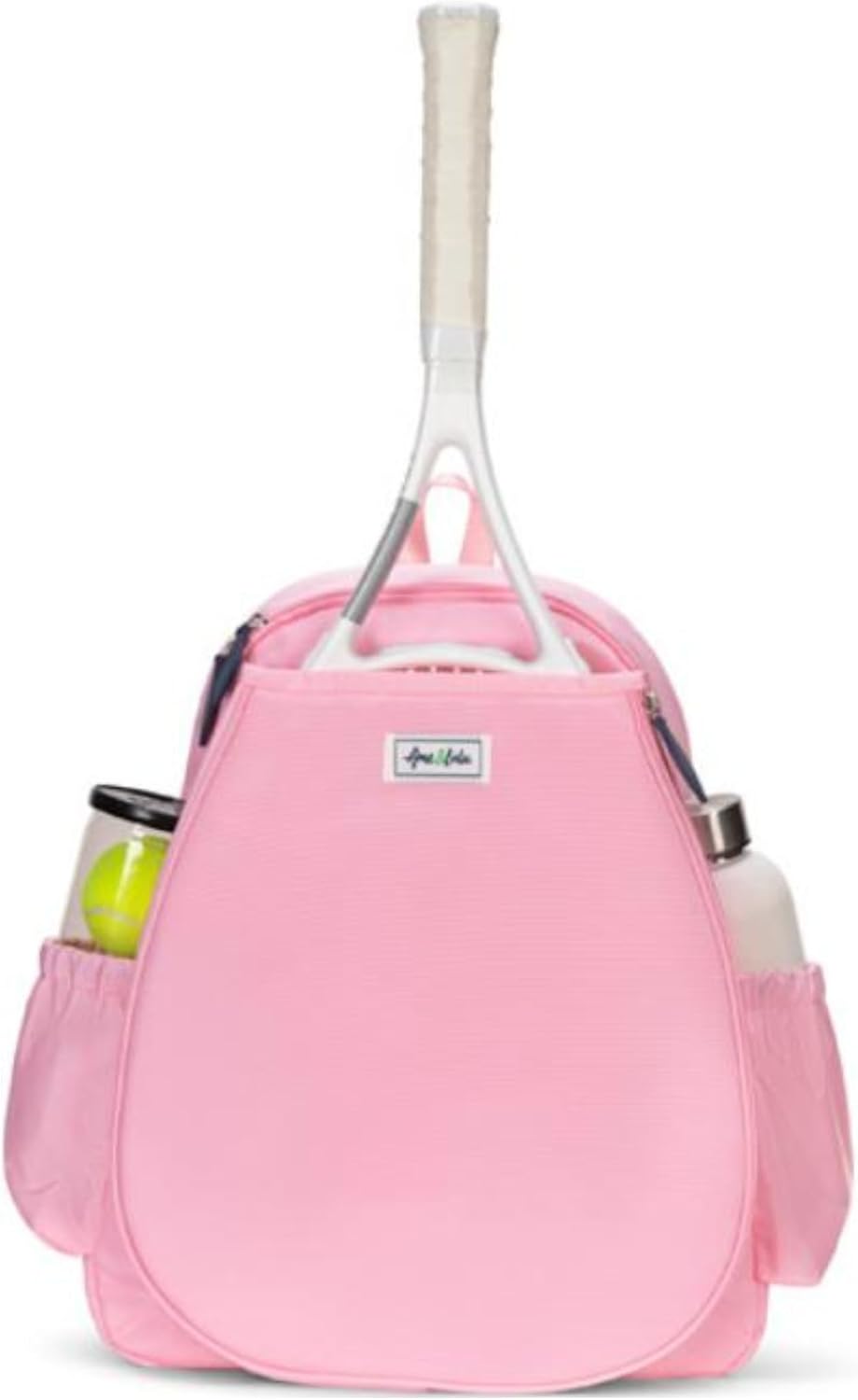 Ame & Lulu Game On Tennis Backpack - Contains Padded & Adjustable Straps - Two Exterior Water Bottle Pockets