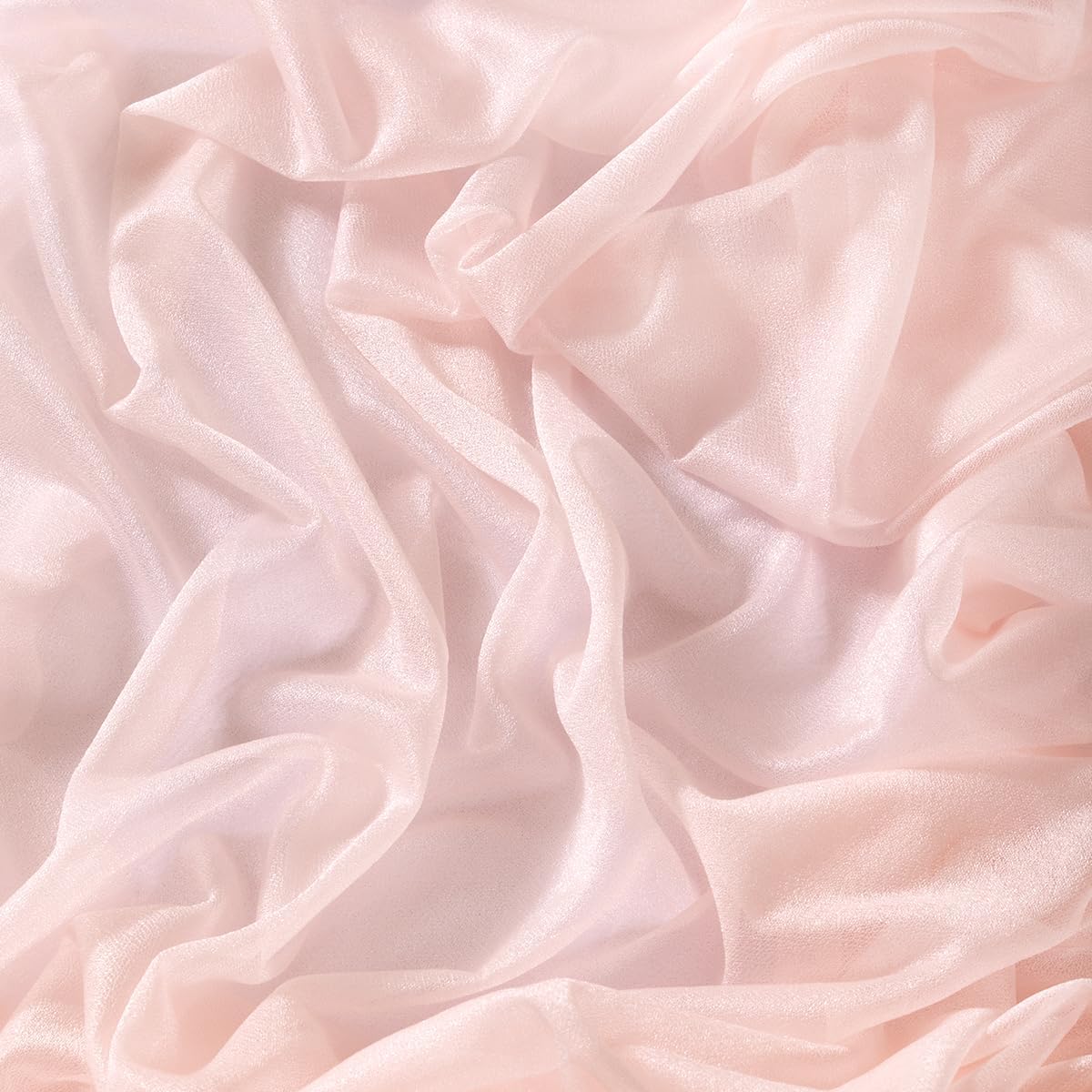 10pcs Blush Pink Gauze Table Runner Bulk Chiffon Like Wedding Table Runner