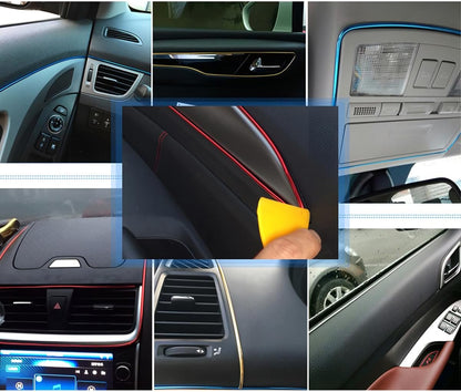 33FT PVC Car Interior Moulding Trim, Pink