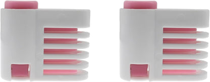 2 PCS Cake Leveler Slicer Plastic Cake Slice Fixing Tool Adjustable 5 Layers Bakeware Accessories for DIY Cake and Toast (Pink)