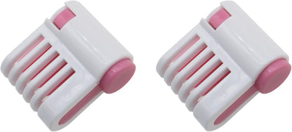 2 PCS Cake Leveler Slicer Plastic Cake Slice Fixing Tool Adjustable 5 Layers Bakeware Accessories for DIY Cake and Toast (Pink)