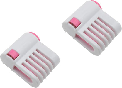 2 PCS Cake Leveler Slicer Plastic Cake Slice Fixing Tool Adjustable 5 Layers Bakeware Accessories for DIY Cake and Toast (Pink)