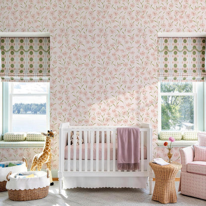 JiffDiff Pink Daisy Peel and Stick , Floral Self-Adhesive Contact Paper for Bedroom, Bathroom and Cabinets Wall Decor(118" X 17.3", Pink Floral)