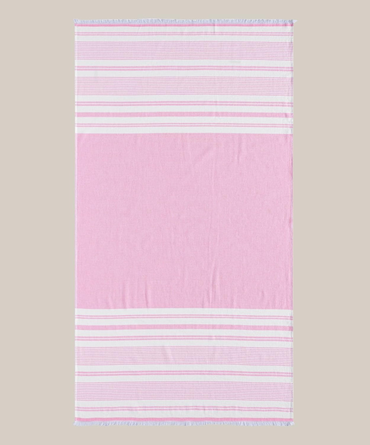 Turkish Bath & Beach Towels - 2 Pack (36"x71"), Quick-Dry Cotton Peshtemal for Bath, Beach, Travel, Absorbent, Lightweight, Bathroom, Hammam, and Spa Towels with Eyelash Fringe, Pink