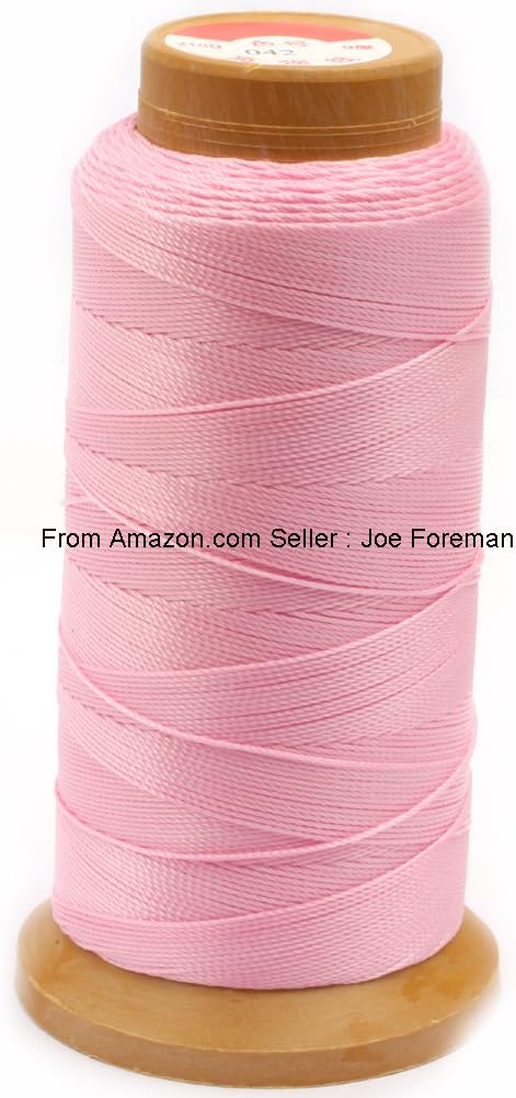 18 Assorted Color 210D Polyester Sewing Thread Spool Set 12 PLY Light Pink