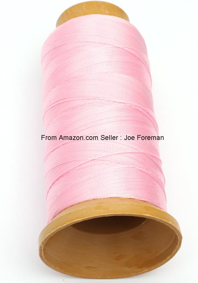 18 Assorted Color 210D Polyester Sewing Thread Spool Set 12 PLY Light Pink