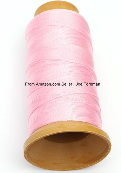 18 Assorted Color 210D Polyester Sewing Thread Spool Set 12 PLY Light Pink