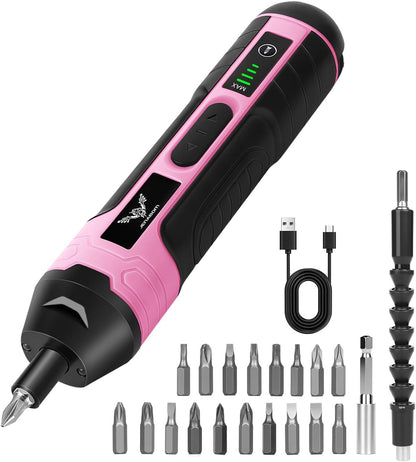 3.6V Electric Screwdriver Rechargeable, Cordless Screwdriver