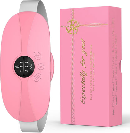 Portable Heating Pad for Cramps, Small Pink Heating Pad for Women