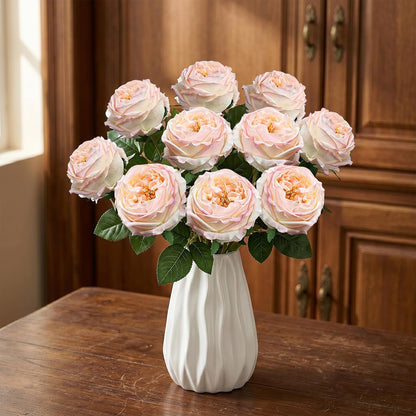 20PCS Light Pink Real Touch Peonies Artificial Flowers