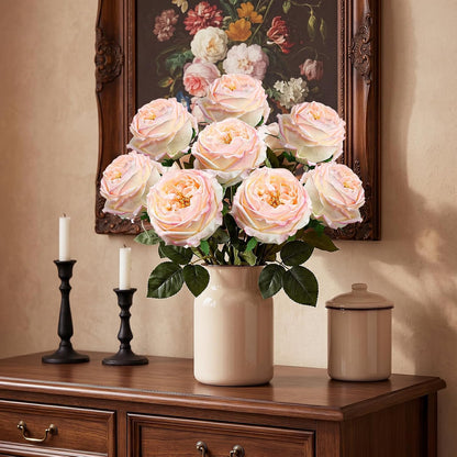 20PCS Light Pink Real Touch Peonies Artificial Flowers