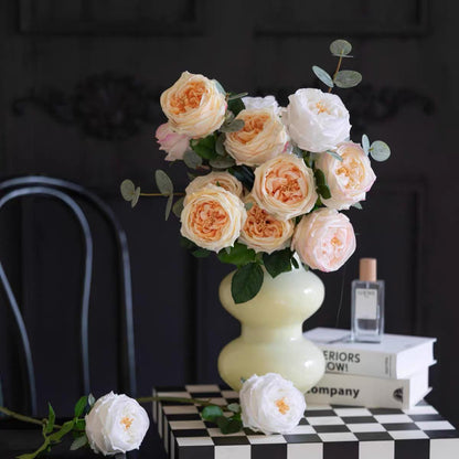 20PCS Light Pink Real Touch Peonies Artificial Flowers