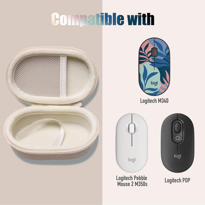 Case for Logitech Pebble Mouse 2 M350s/M350 Wireless Mouse, Pink