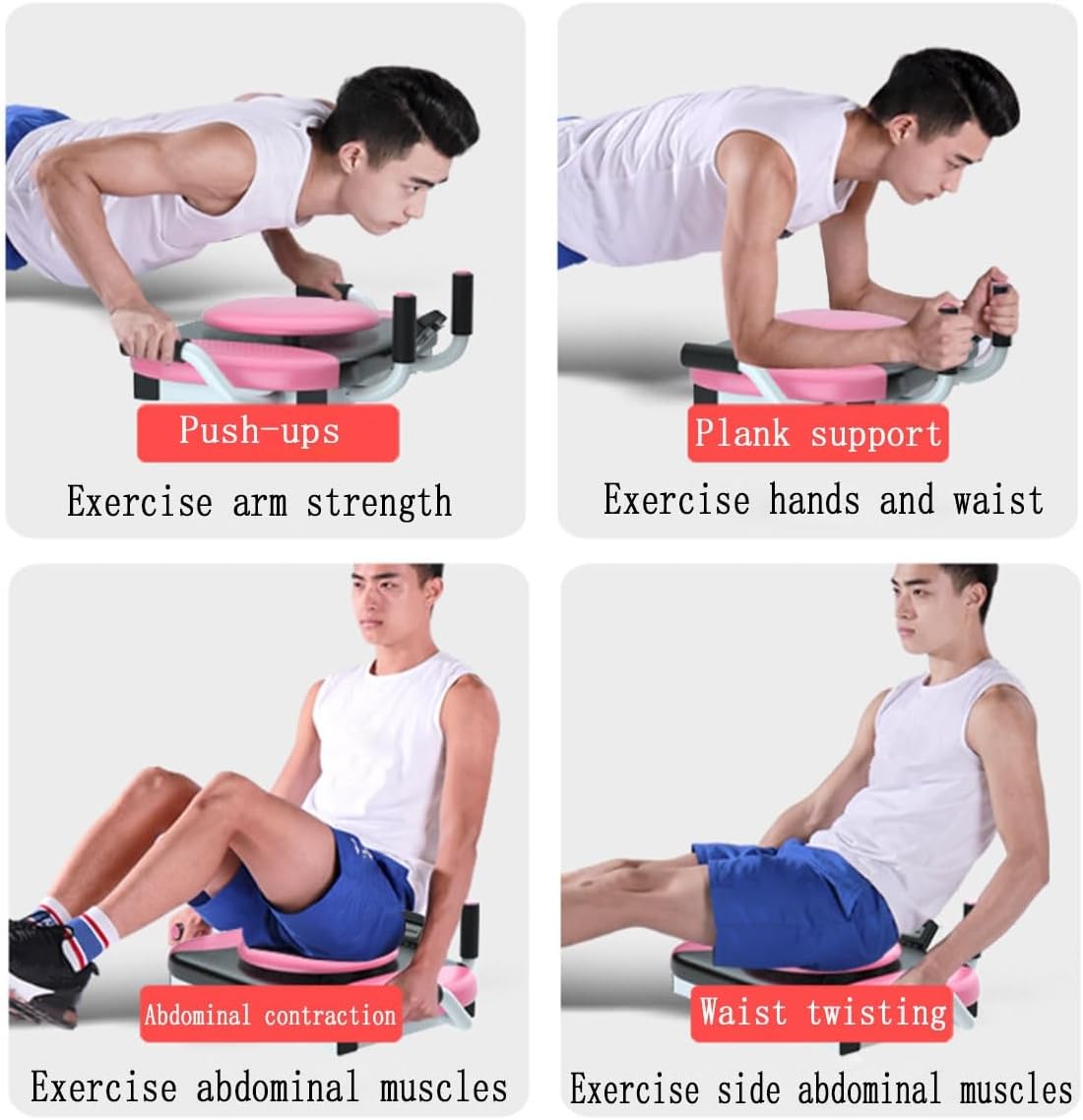 Multifunctional Plank Support Trainer Push Up Board Portable Flat Training Aids Home Workout Equipment