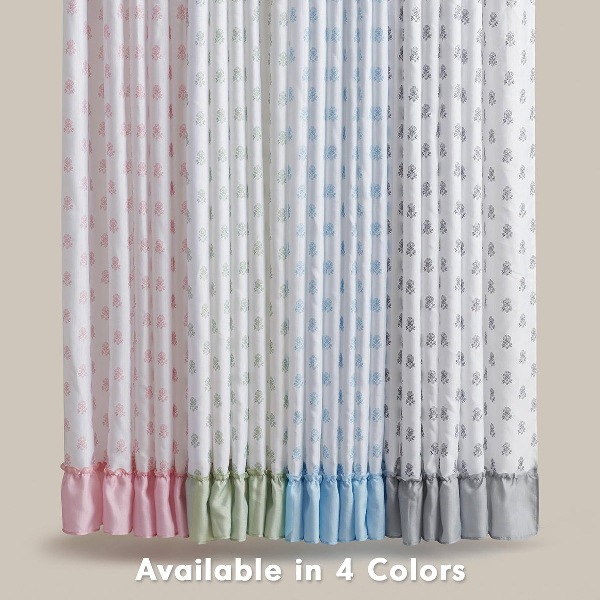 Intelligent Design Savanna Shower Curtain for Bathroom, 72 x 72, Pink
