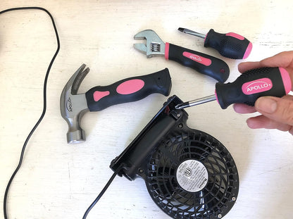 4 Piece Stubby Tool Set, Pink DT0240P