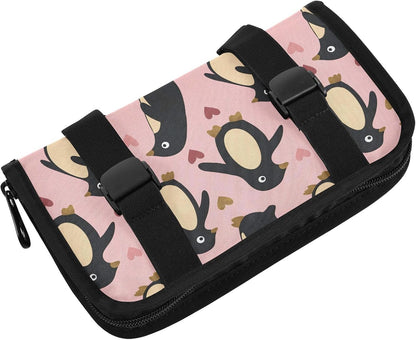 Hanging tissue holder for car visor Penguin Peach Valentines Gold napkin holder sun visor with Adjustable straps & zipper Reusable auto accessories for Autos